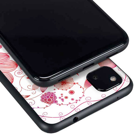 Elegant Flowers Google Pixel 4a Skin